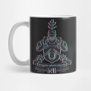 Knights Kniggits Whom Sayeth NI Psychedelic 3D Design Mug